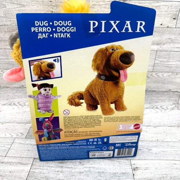 NIB 2021 Mattel Disney Pixar UP - Dug Days Talking Plush - Picture 5 of 6